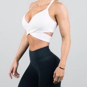 Alphalete wrap bra
